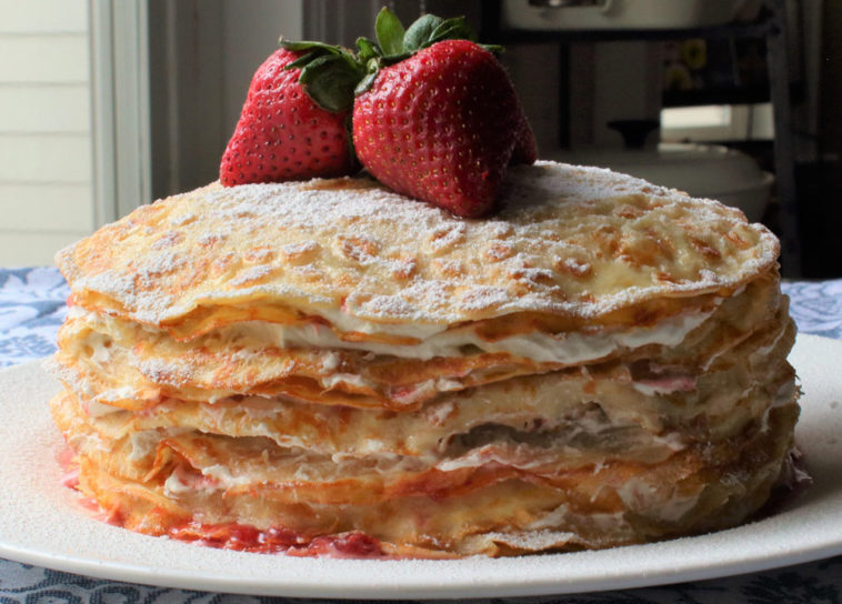 Strawberry Crepe Cake Recipe