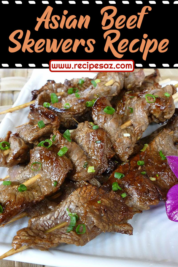 Asian Beef Skewers Recipe