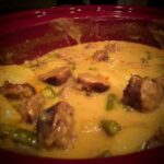 Cheesy Brat Stew for the Slow Cooker Recipe