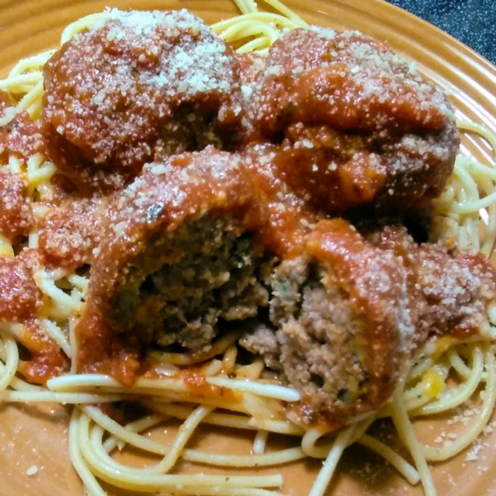 Italian Spaghetti Sauce with Meatballs Recipe