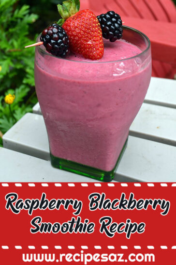 Raspberry Blackberry Smoothie Recipe - Recipes A to Z