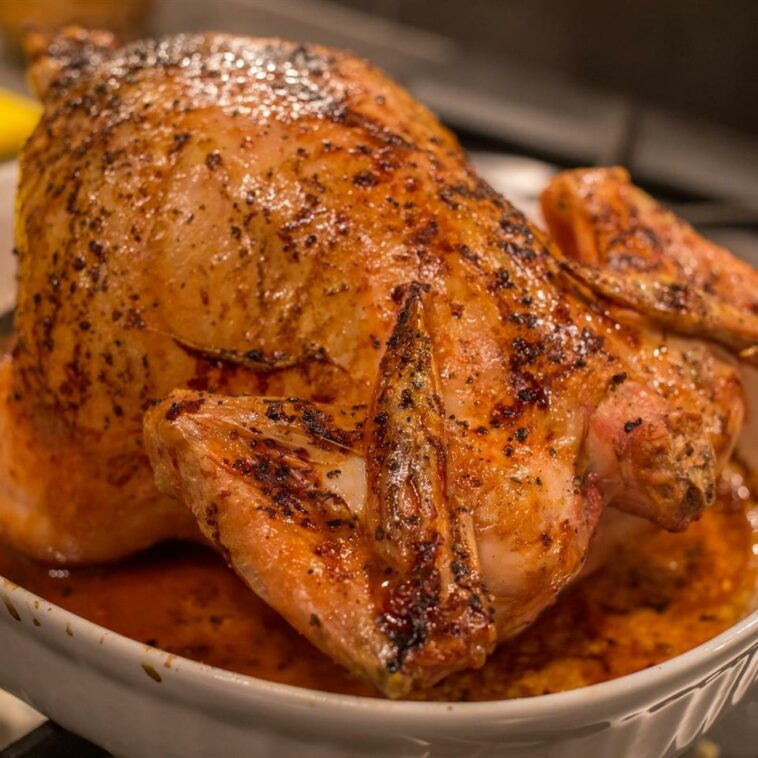 Simple Whole Roasted Chicken Recipe