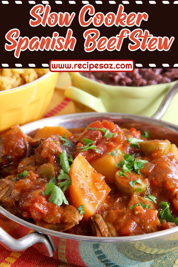 Slow Cooker Spanish Beef Stew Recipe