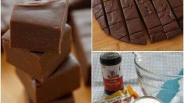 3 Minutes and 3 ingredients FUDGE Recipe