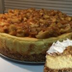 Apple Cheesecake with Caramel Sauce Recipe