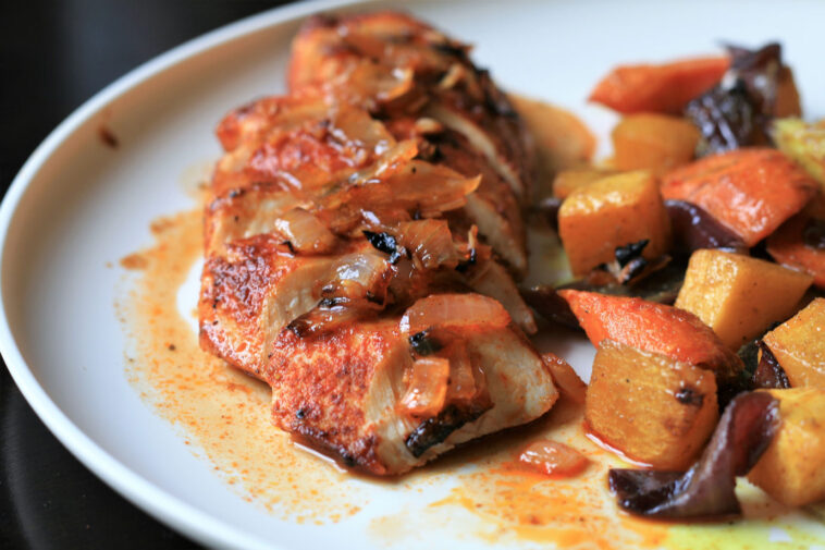 Broiled Paprika and Lemon-Pepper Chicken Breasts Recipe
