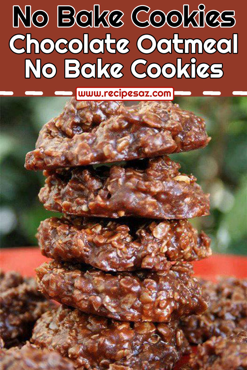 Chocolate Oatmeal No Bake Cookies Recipe