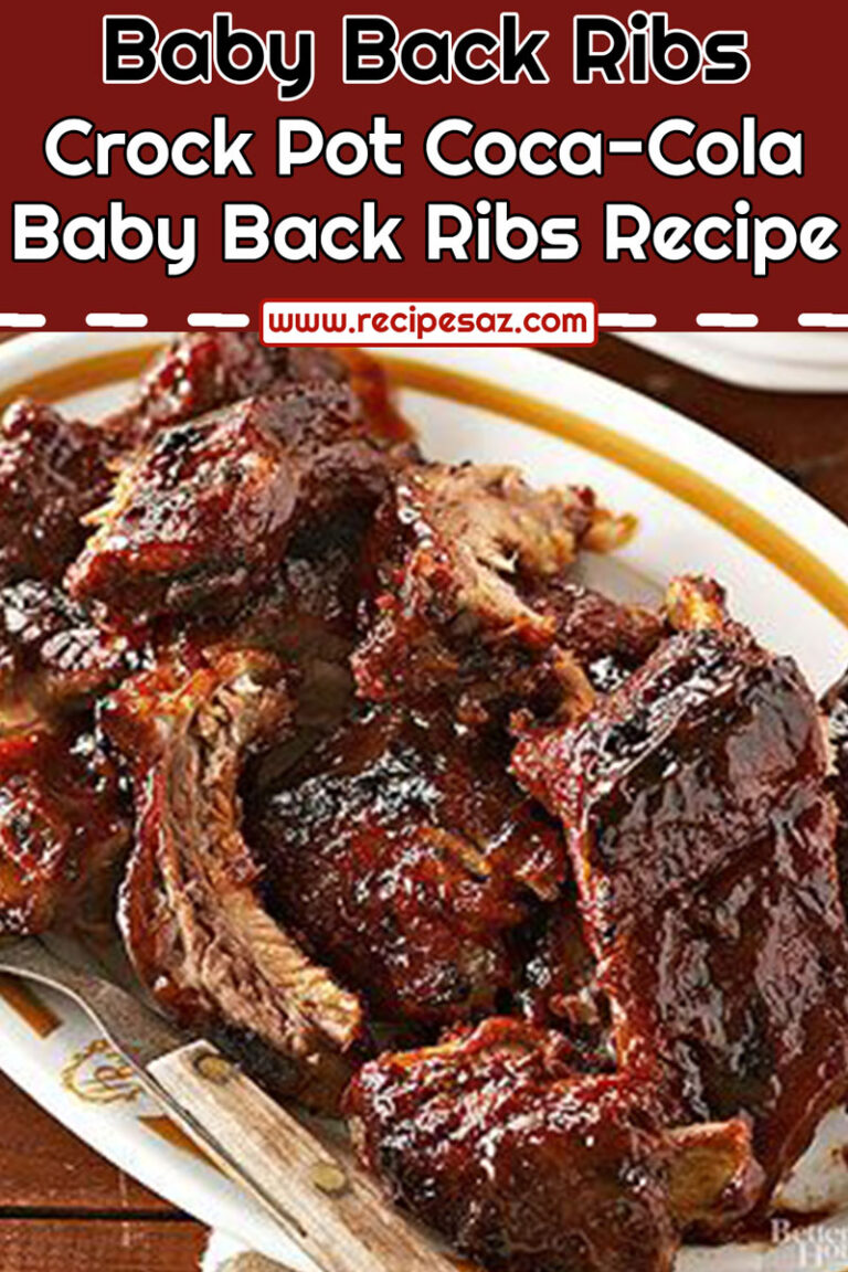 Crock Pot CocaCola Baby Back Ribs Recipe Recipes A to Z
