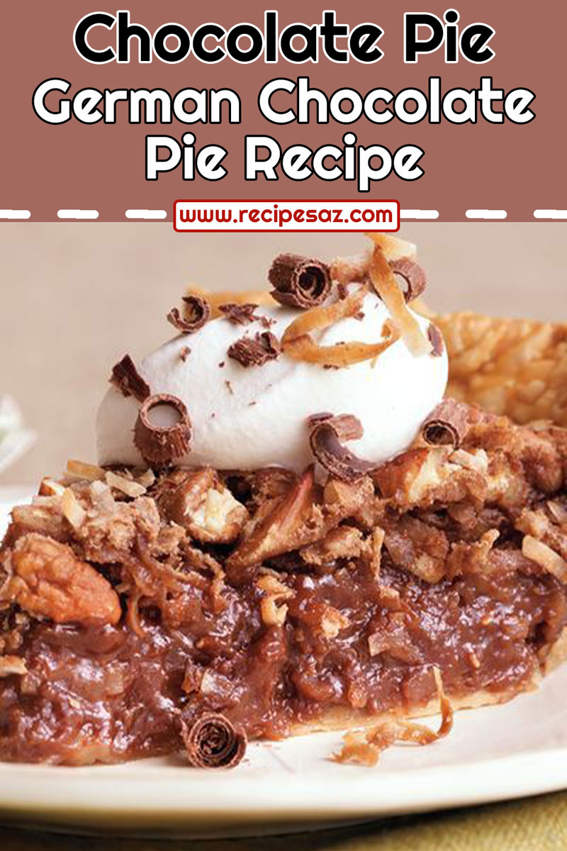 German Chocolate Pie Recipe