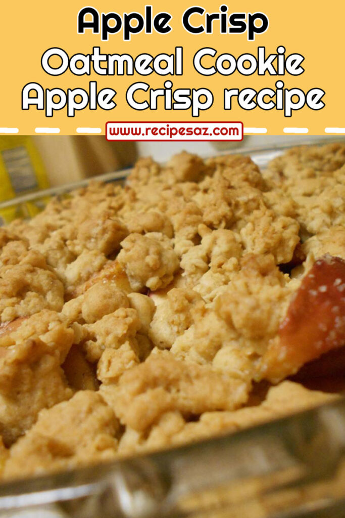 Oatmeal Cookie Apple Crisp recipe