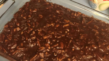 Old Southern Chocolate Pecan Sheet Cake Recipe