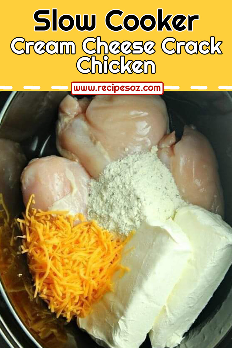 Slow Cooker Cream Cheese Crack Chicken Recipe