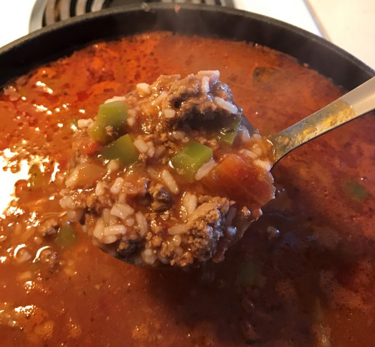 Stuffed Pepper Soup is a Full Meal in a Bowl Recipe