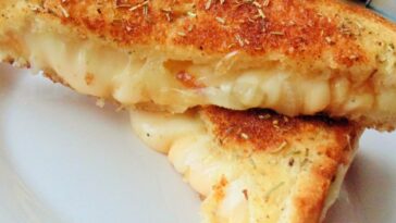 White Pizza Grilled Cheese Recipe