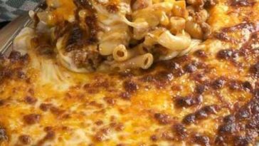 Cheesy Hamburger Casserole Recipe