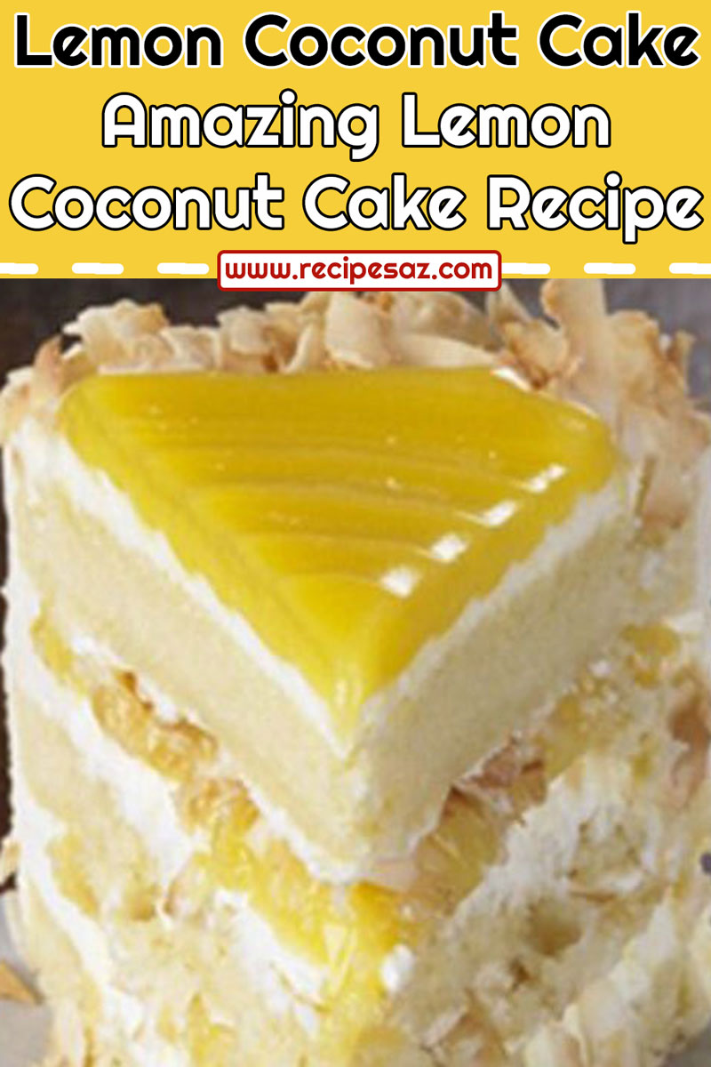 Lemon Coconut Cake Recipe