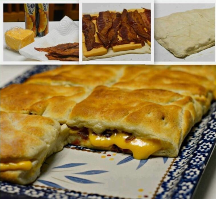 Stuffed Bacon and Cheese Biscuits Recipe