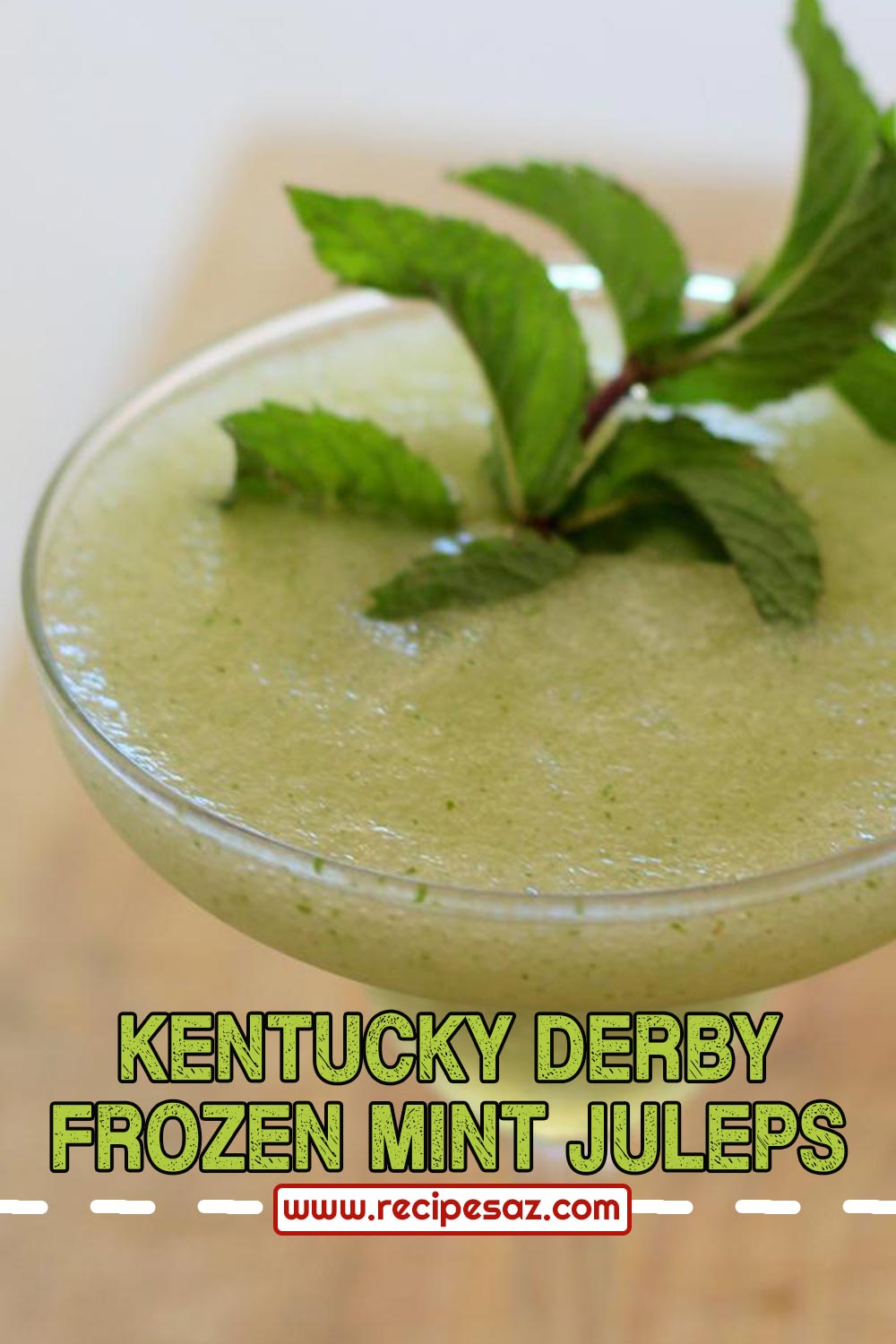 Kentucky Derby Frozen Mint Juleps Recipe