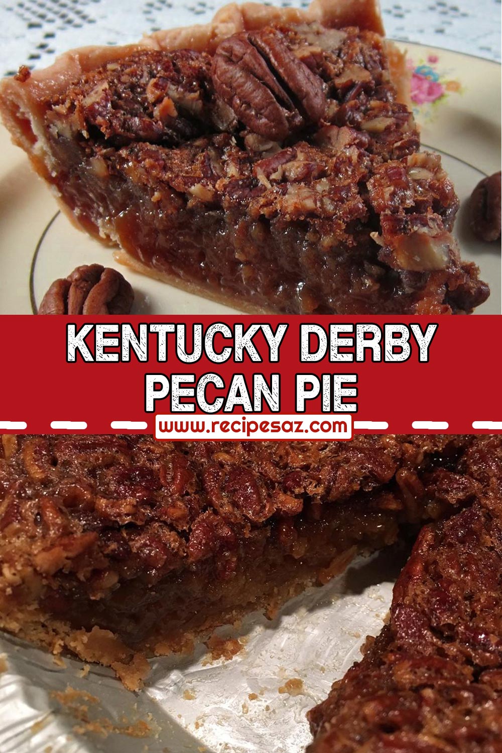 Kentucky Derby Pecan Pie Recipe